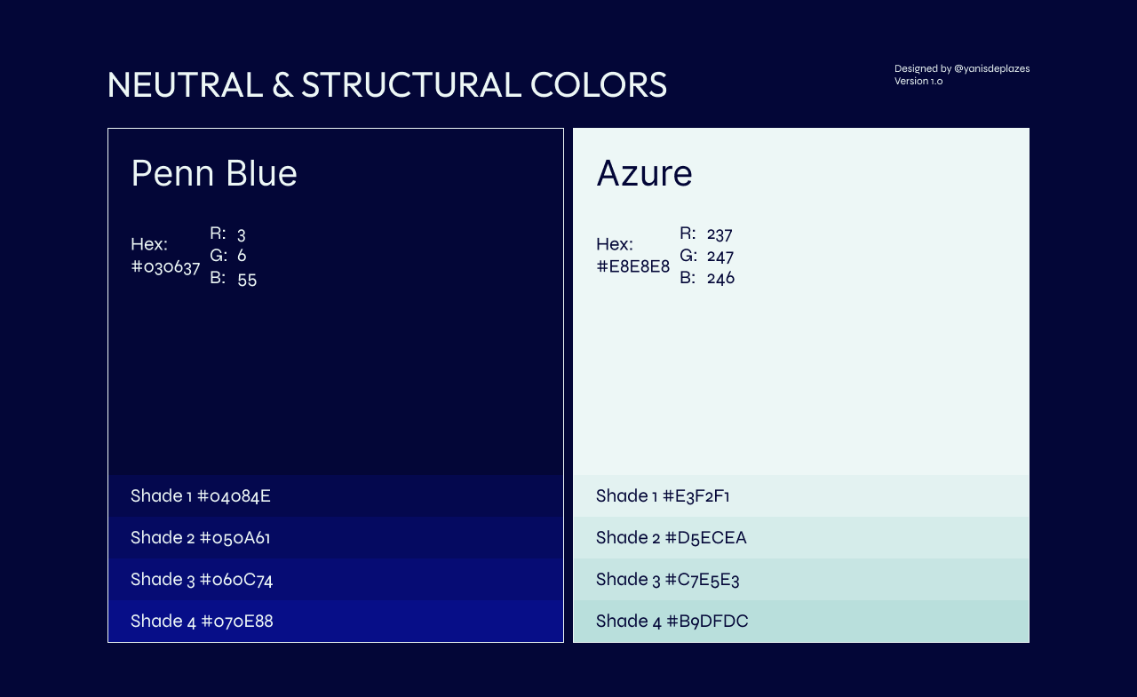 Colors - Neutral & Structural Colors
