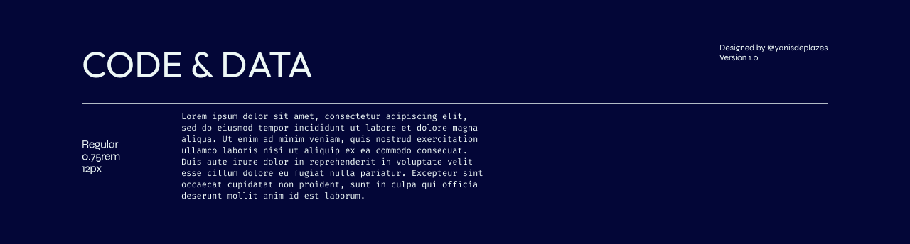 Type scalling - Code & Data