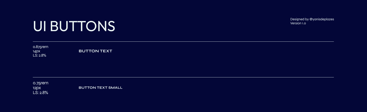 Type scalling - UI Buttons