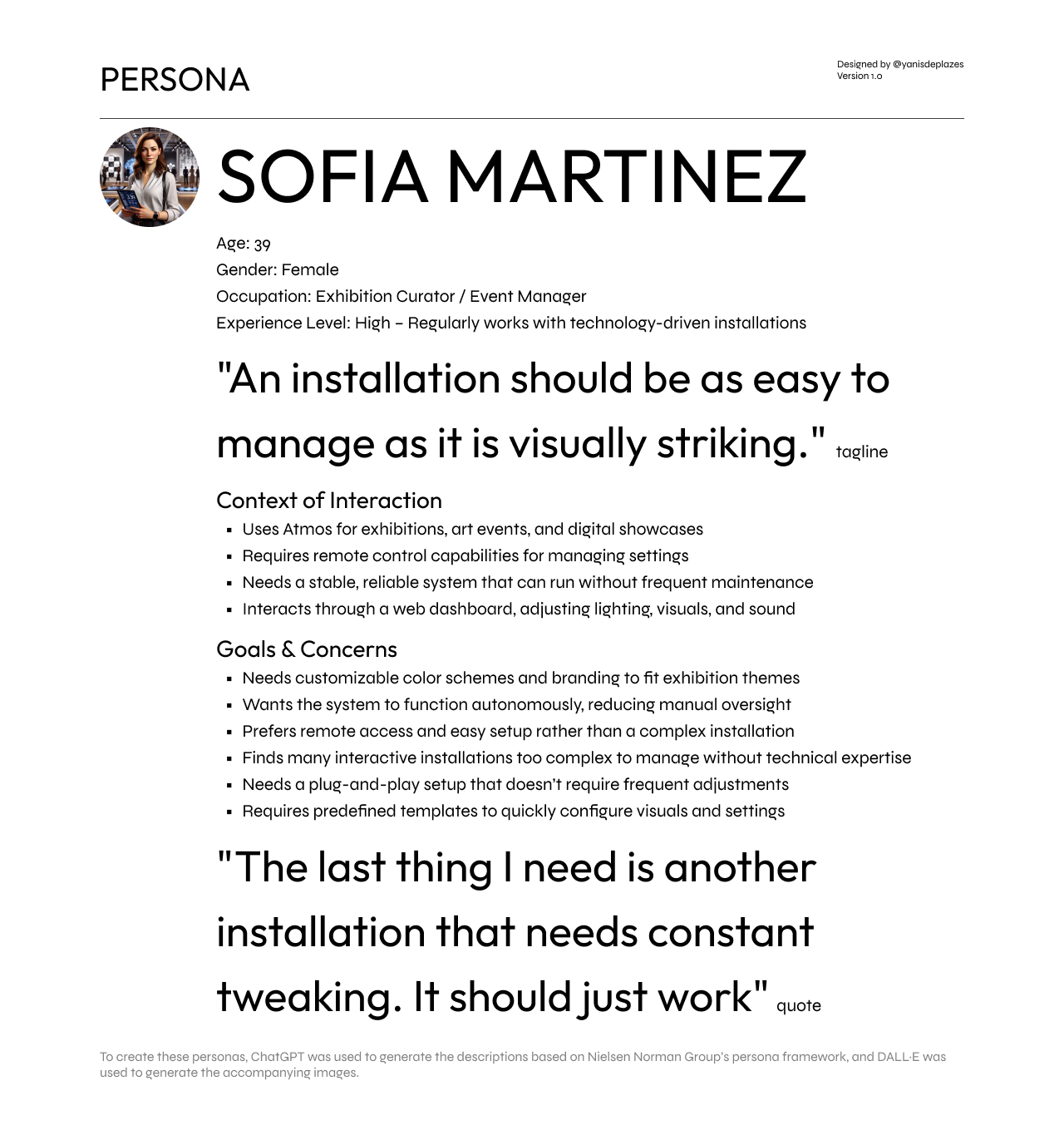 Persona - Sofia Martinez