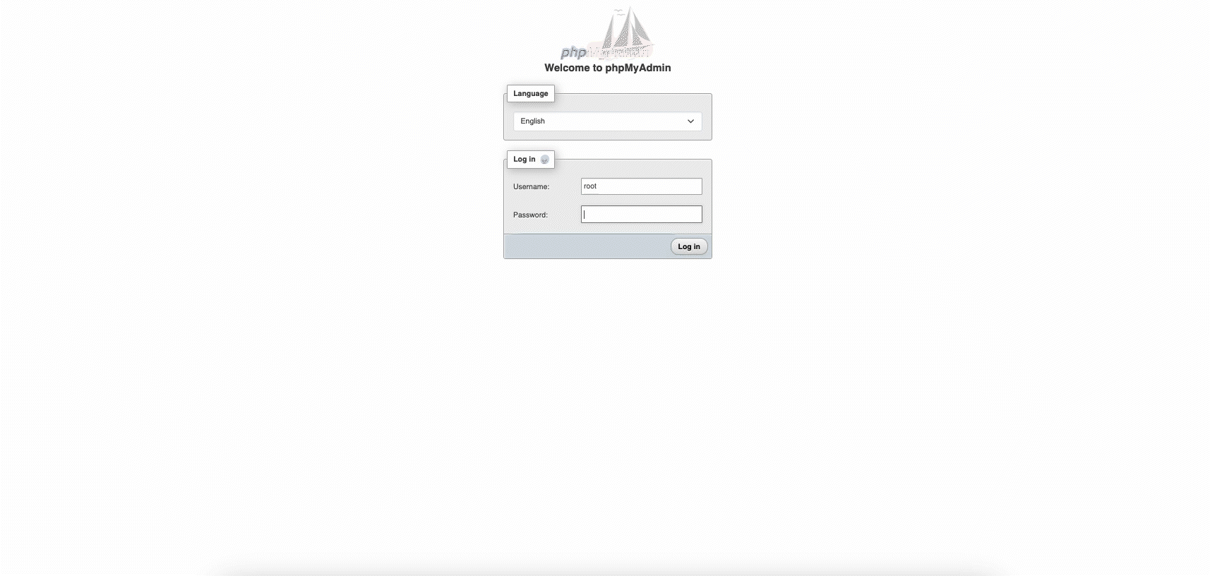 Start phpMyAdmin